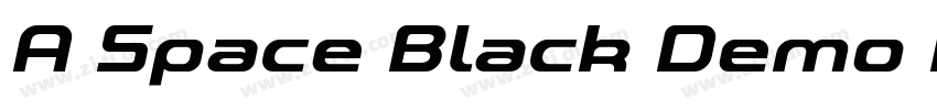 A Space Black Demo R字体转换